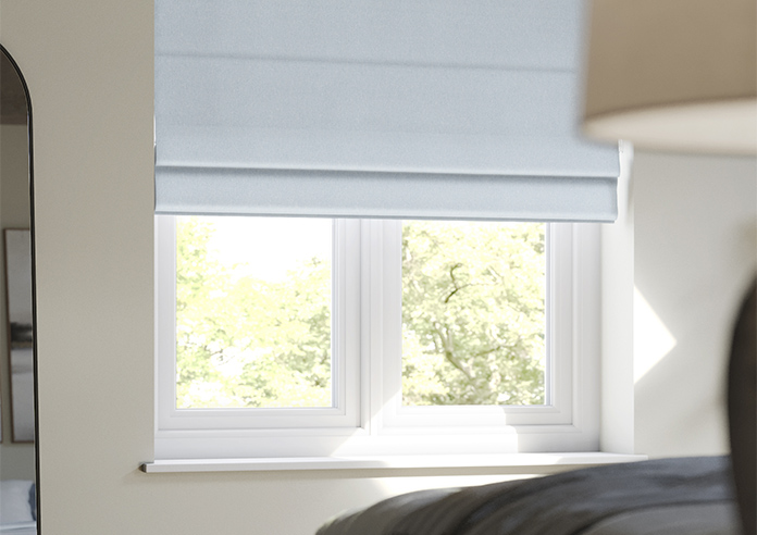 Wexley, Arctic Blue - Twist&Fit Roman Blind - Image 5